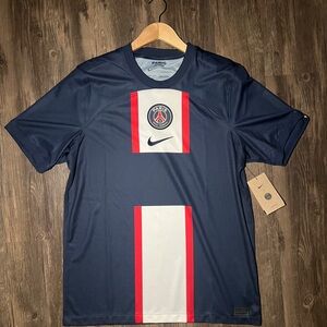 Nike PSG Navy and Red Jersey